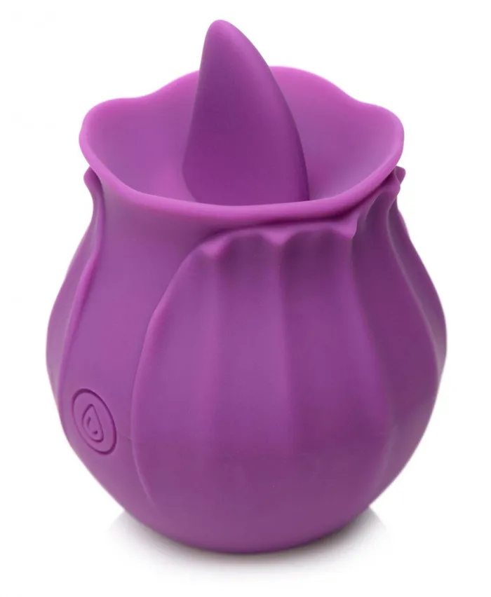 Female Sex Toys XR Brands Inmi Bloomgasm Wild Violet Licking Silicone Stimulator Violet