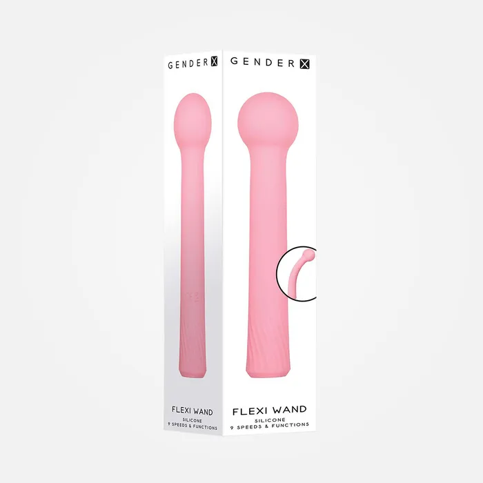 Flexi Wand Pink 166 cm Rechargeable Wand Vibrator Gender X Vibrators Flexi Wand Pink 166 cm Rechargeable Wand Vibrator Gender X Vibrators