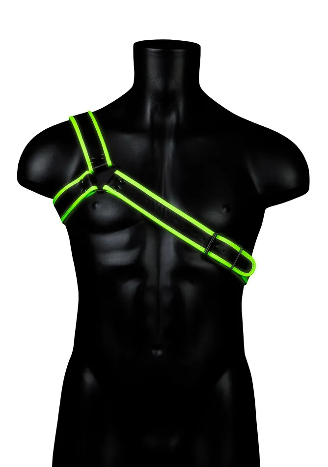 Gladiator Harness Largexlarge Glow in the Dark Shots Female Sex Toys
