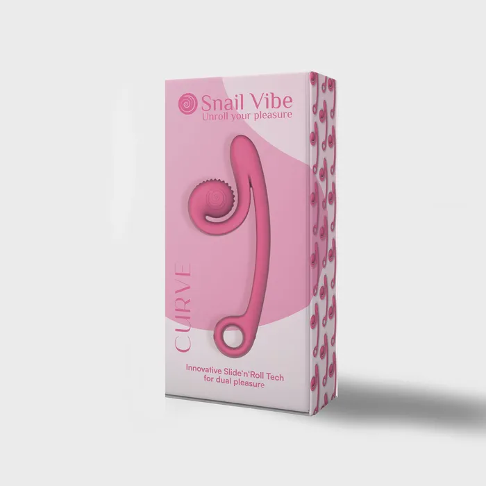 ItsForMyFriend Snail Vibe Curve Pink Vibrators