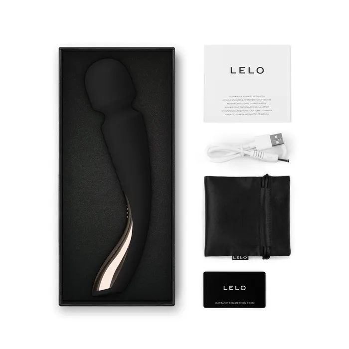 ItsForMyFriend Vibrators LELO Smart Wand 2 Medium Black ItsForMyFriend Vibrators LELO Smart Wand 2 Medium Black
