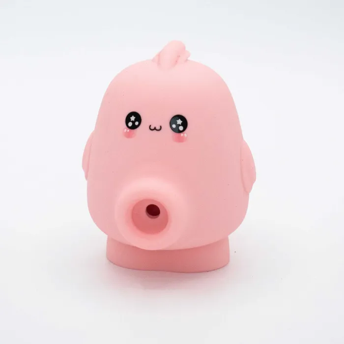 Kawaii Kiss Clit Flicker and Air Pulse Stimulator Pink 2024 Holiday Sale Vibrators