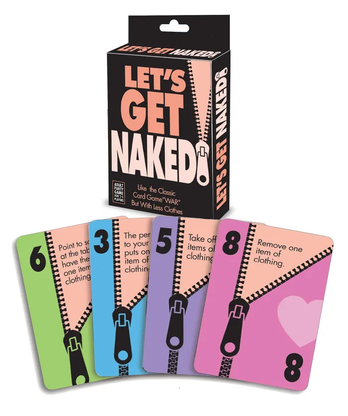 Lets Get Naked Card Game Little Genie Games