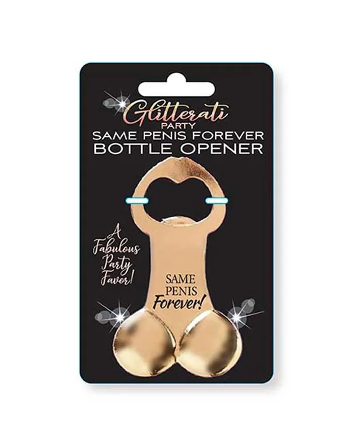 Little Genie Male Sex Toys Gliterati Penis Bottle Opener