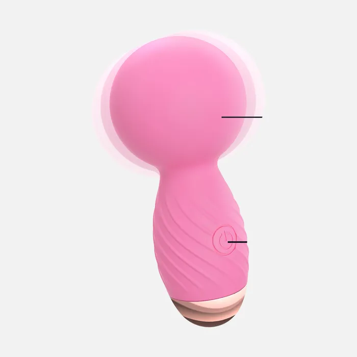 Love to Love Itsy Bitsy Wand Vibrator Pink Passion Vibrators Love to Love Itsy Bitsy Wand Vibrator Pink Passion Vibrators