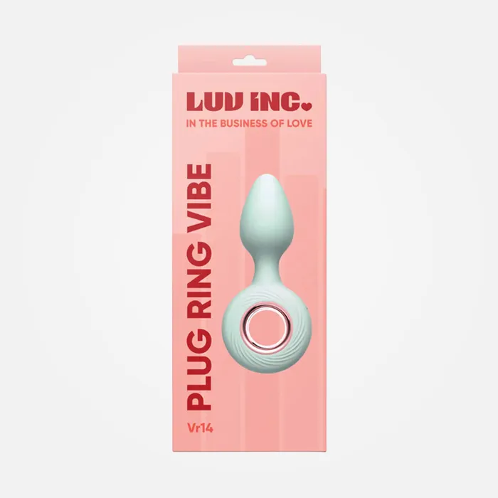 Luv Inc Male Sex Toys Vr14 Green Rechargeable Vibrating Anal Plug with Ring Luv Inc Male Sex Toys Vr14 Green Rechargeable Vibrating Anal Plug with Ring