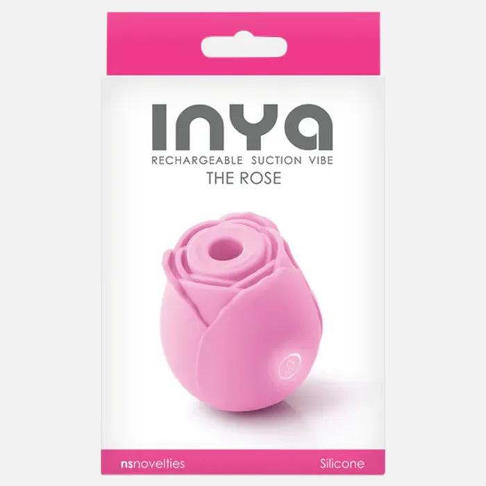 NS Novelties INYA Air Pulse and Suction Vibrator The Rose Pink Vibrators NS Novelties INYA Air Pulse and Suction Vibrator The Rose Pink Vibrators