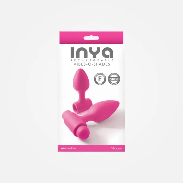 NS Novelties Male Sex Toys INYA VibesOSpades Vibrating Anal Plugs with Removeable Bullet Set of 2 NS Novelties Male Sex Toys INYA VibesOSpades Vibrating Anal Plugs with Removeable Bullet Set of 2