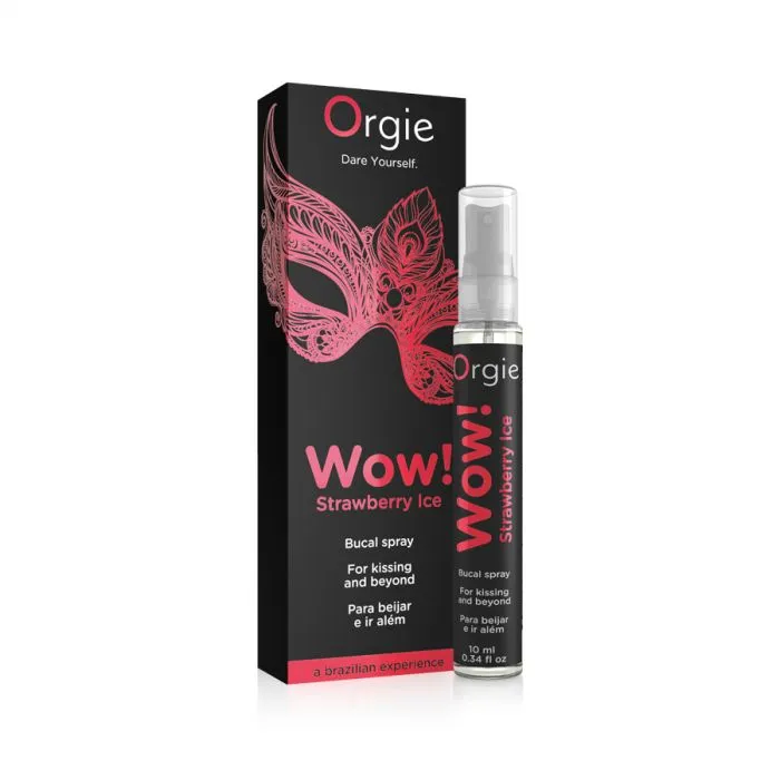 Orgie Wow Bucal Spray Strawberry Ice ItsForMyFriend Vibrators