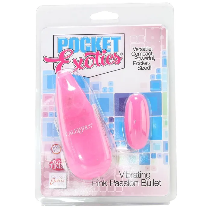 Pink Cherry Vibrators Pocket Exotics Pink Passion Bullet Vibe