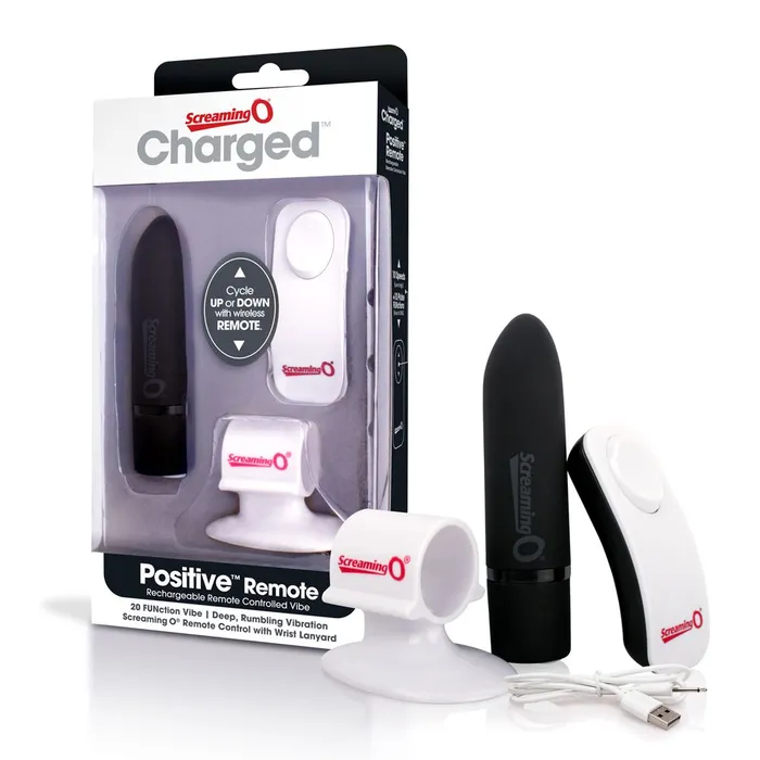 Screaming O Charged Positive Remote Control Black ItsForMyFriend Anal