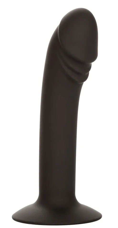Silicone Curved Anal Stud Black CalExotics Anal
