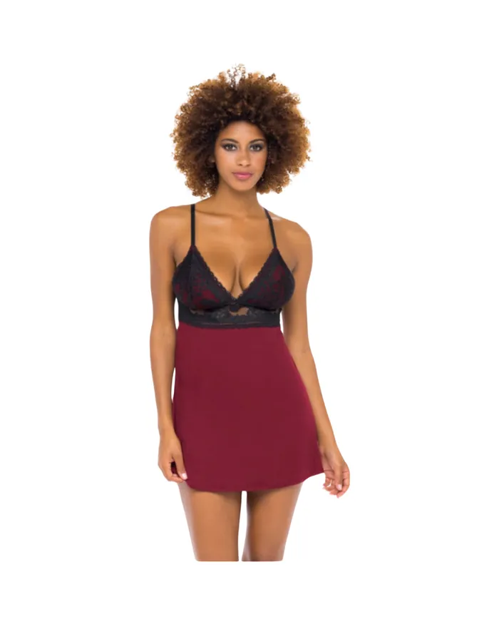 Soft Viscose Lace Chemise Ohlala Cherie Male Sex Toys