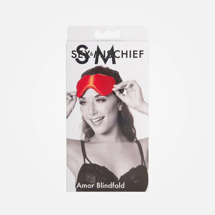 Sportsheets Anal Sex Mischief Amor Red Heart Blindfold Eye Mask Sportsheets Anal Sex Mischief Amor Red Heart Blindfold Eye Mask