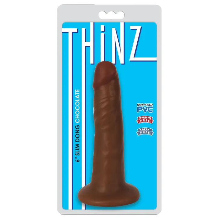 THINZ Dildos 6 Slim Dildo Chocolate