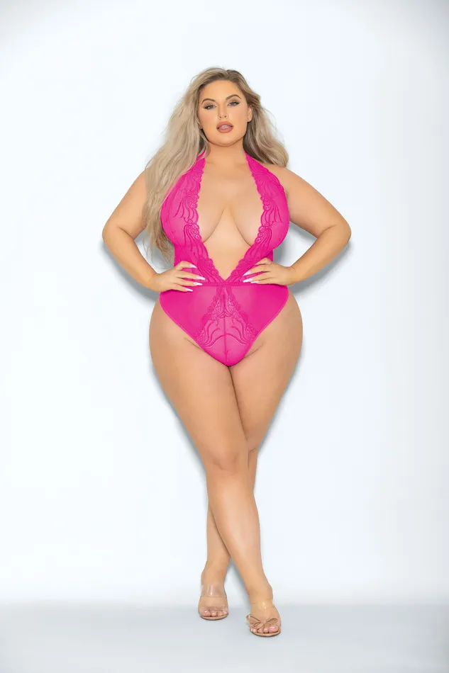 Vibrators Escante Neon Teddy Queen Size Neon Pink