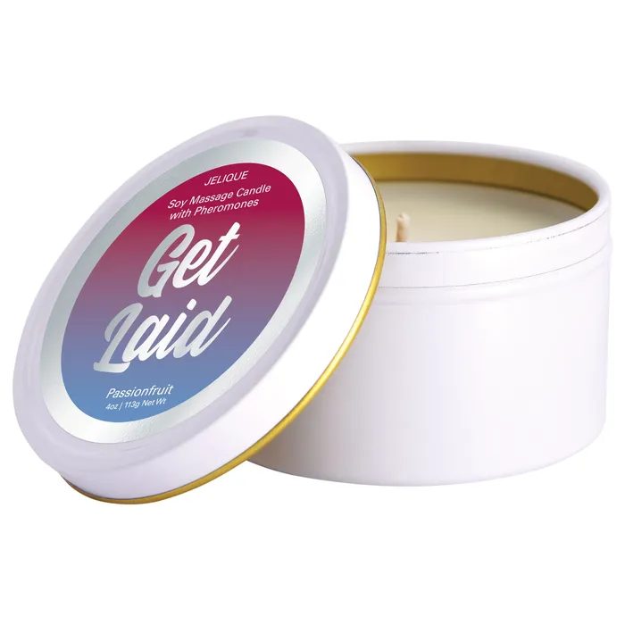 Vibrators Mood Candle Get Laid Passion Fruit 4 Oz Jar 2024 Holiday Sale Specials
