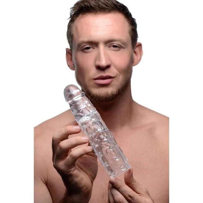 3 Inch Clear Penis Enhancer Sleeve Size Matters Male Sex Toys