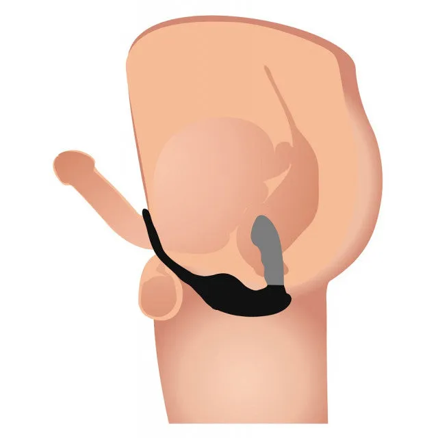 7X PStrap Milking and Vibrating Prostate Stimulator with Cock and Ball Harness Alpha Pro Male Sex Toys