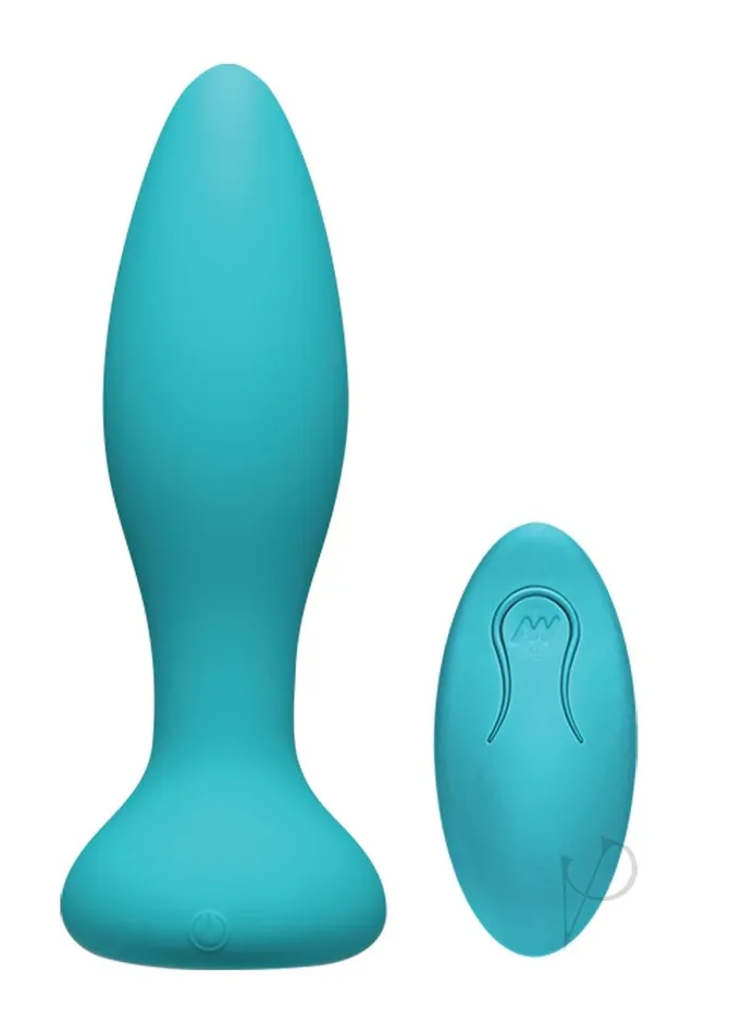 A Play APlay Vibe Experienced Anal Plug with Remote Control Teal Male Sex Toys