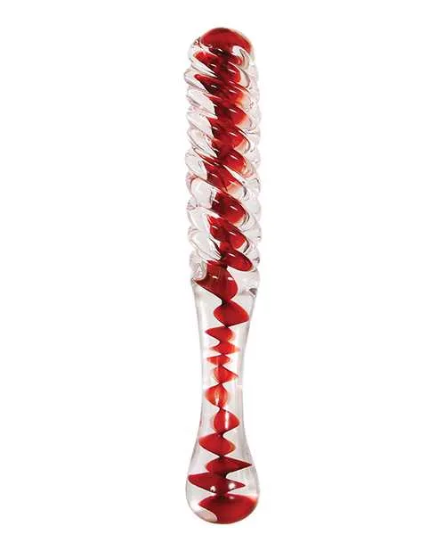 Adam And Eve Adam Eve Eves Sweetheart Swirl Glass Dildo ClearRed Dildos Adam And Eve Adam Eve Eves Sweetheart Swirl Glass Dildo ClearRed Dildos