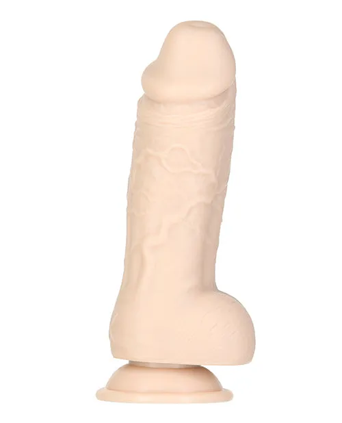 Addiction Dildos Addiction Roman Silicone Dildo with Bonus Bullet 8in Vanilla