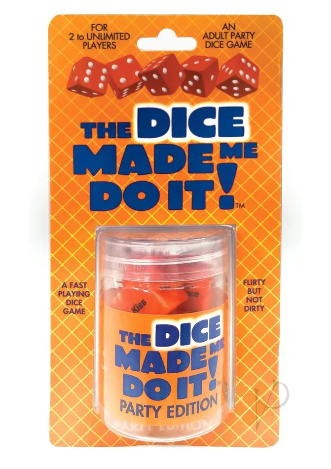 Adult Party And Games Male Sex Toys The Dice Made Me Do It Party Edition