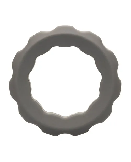 Alpha Male Sex Toys Alpha Liquid Silicone Erect Ring Grey