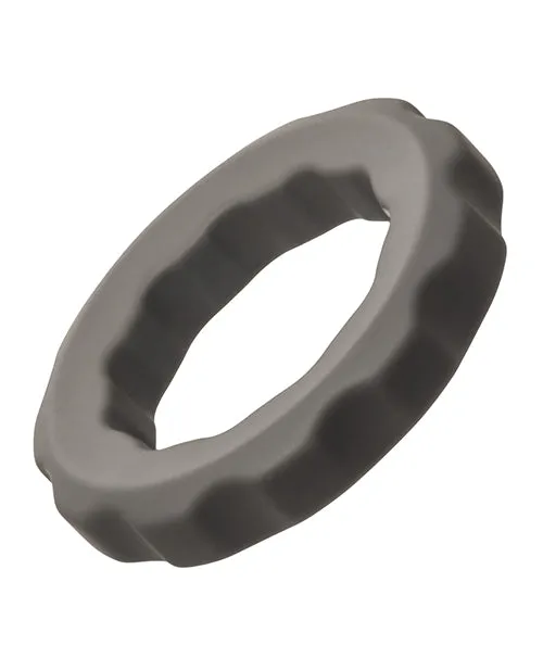 Alpha Male Sex Toys Alpha Liquid Silicone Erect Ring Grey