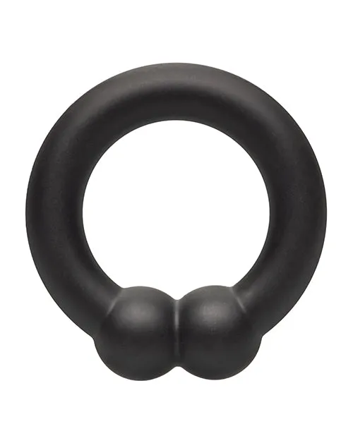 Alpha Male Sex Toys Alpha Liquid Silicone Muscle Ring Black