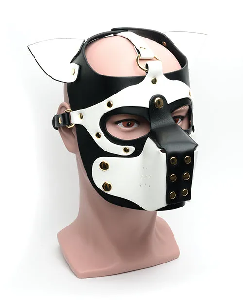 Anal 665 665 Bondage Pup Hood OS BlackWhite