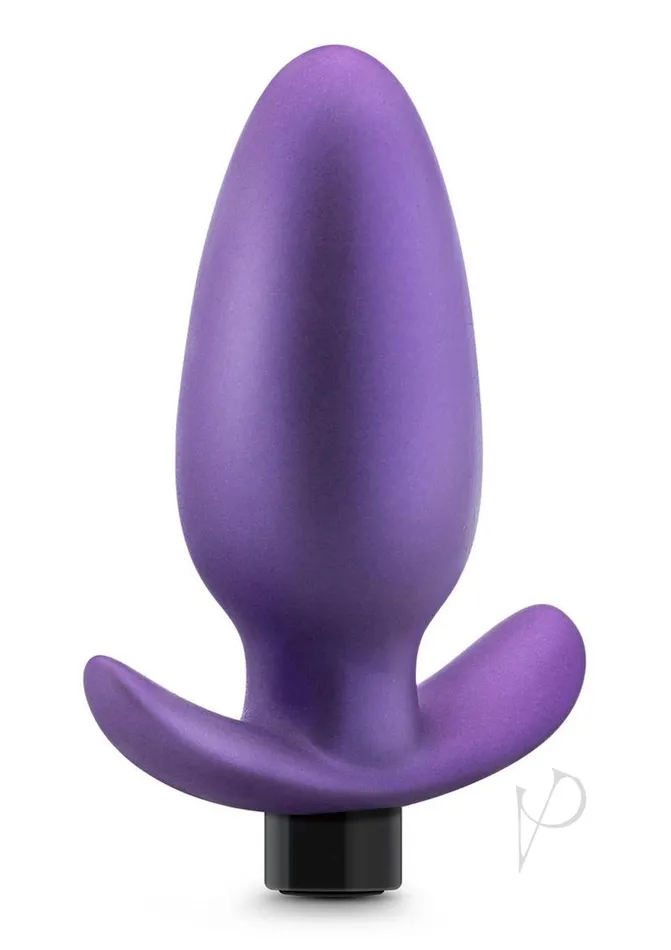 Anal Adventures Anal Adventures Matrix Exceisor Plug Rechargeable Silicone Anal Plug Astro Violet Anal