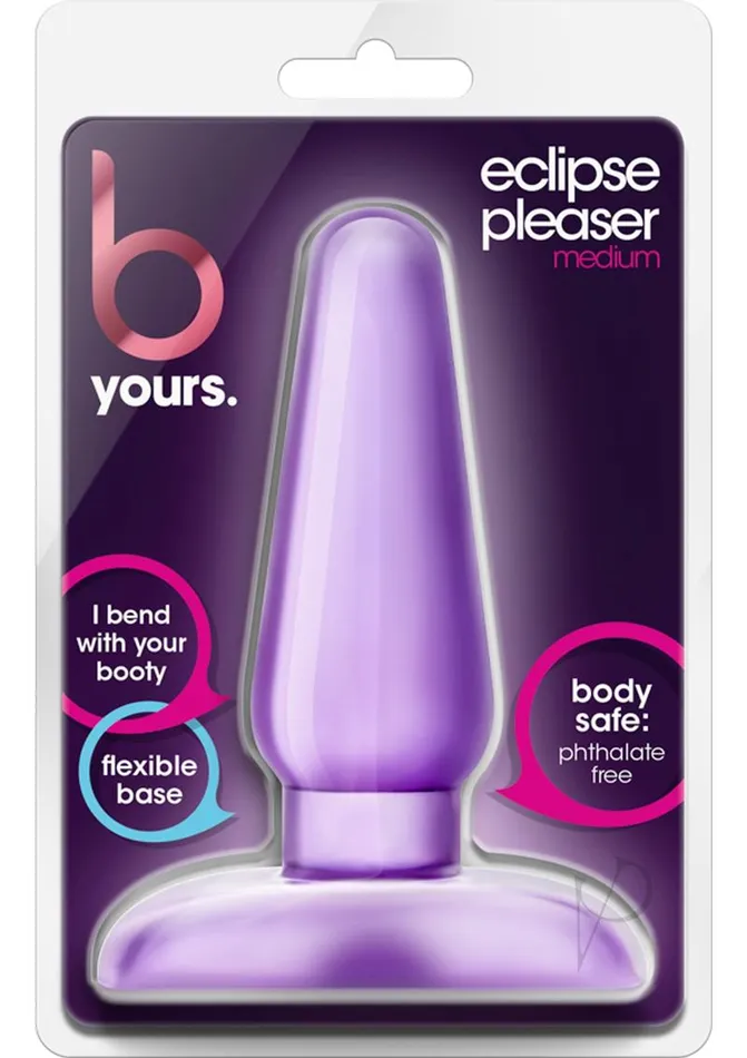 Anal B Yours Eclipse Pleaser Butt Plug Medium Purple B Yours