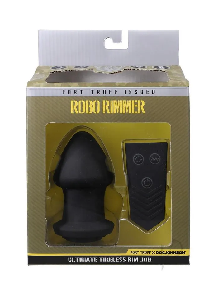 Anal Fort Troff Robo Rimmer Rechargeable Silicone Anal Plug Black Fort Troff Anal Fort Troff Robo Rimmer Rechargeable Silicone Anal Plug Black Fort Troff
