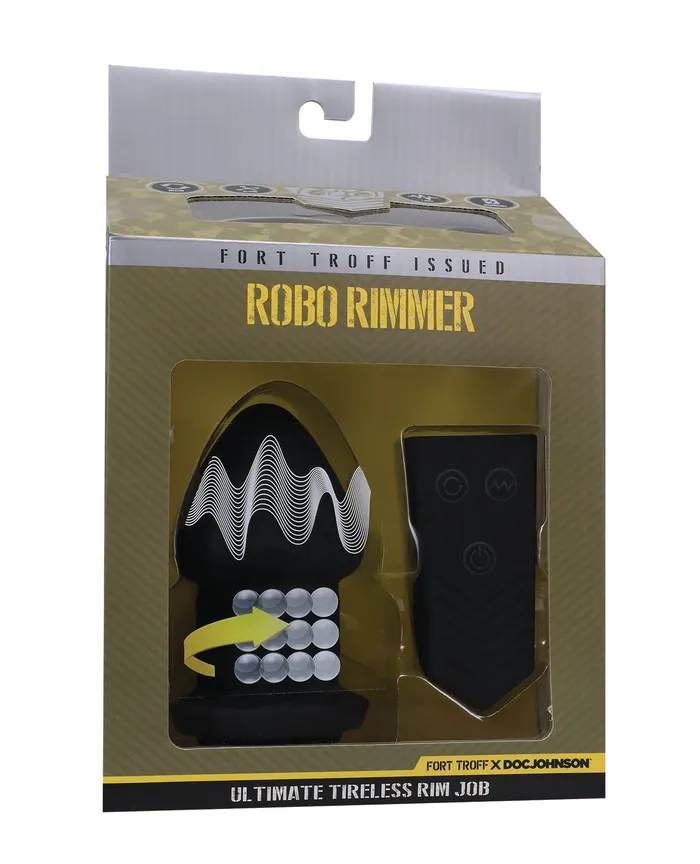Anal Fort Troff Robo Rimmer Rechargeable Silicone Anal Plug Black Fort Troff Anal Fort Troff Robo Rimmer Rechargeable Silicone Anal Plug Black Fort Troff