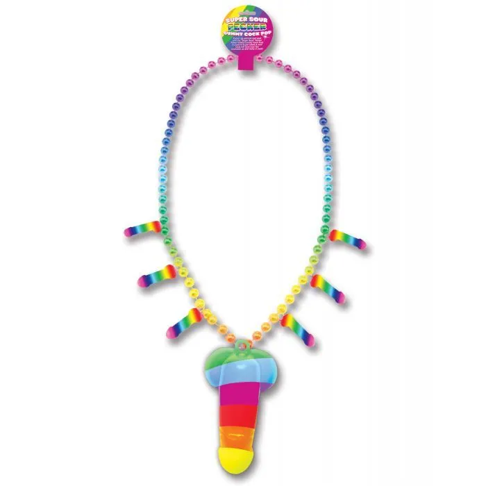 Anal Hott Rainbow Pecker Whistle Necklace
