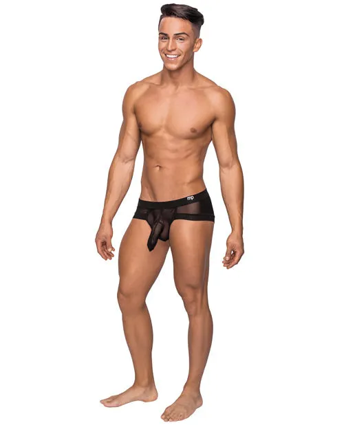 Anal Male Power Hoser Stretch Mesh Micro Mini Short Black SM Anal Male Power Hoser Stretch Mesh Micro Mini Short Black SM