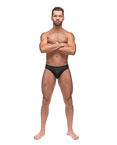Anal Male Power Semi Sheer Embossed Swirl Moonshine Black SM Anal Male Power Semi Sheer Embossed Swirl Moonshine Black SM