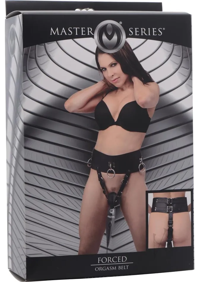 Anal Master Series Master Series Forced Orgasm Belt Black