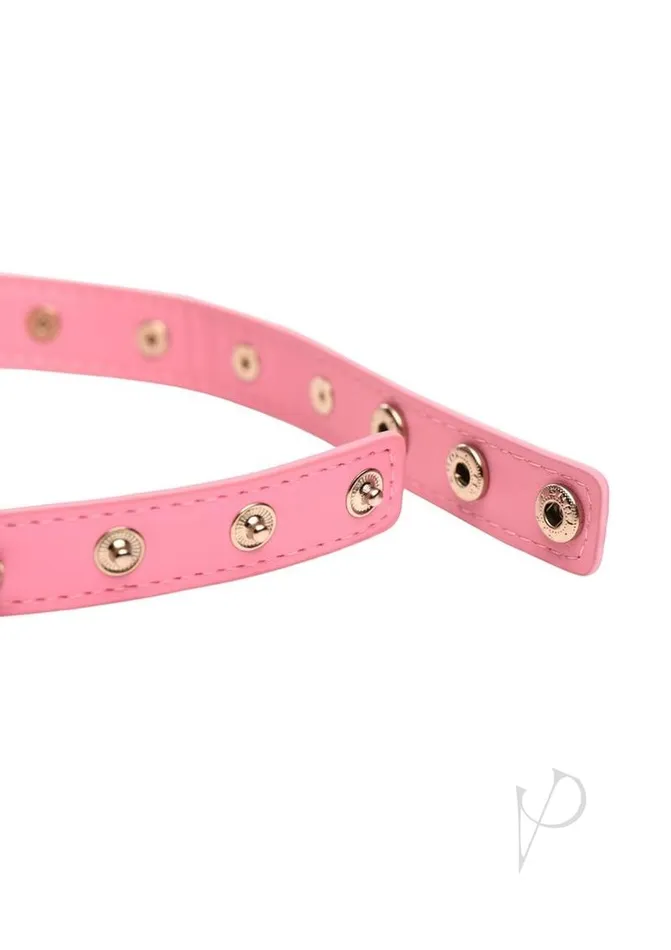 Anal Master Series Master Series Spiked Heart Choker Pink Anal Master Series Master Series Spiked Heart Choker Pink