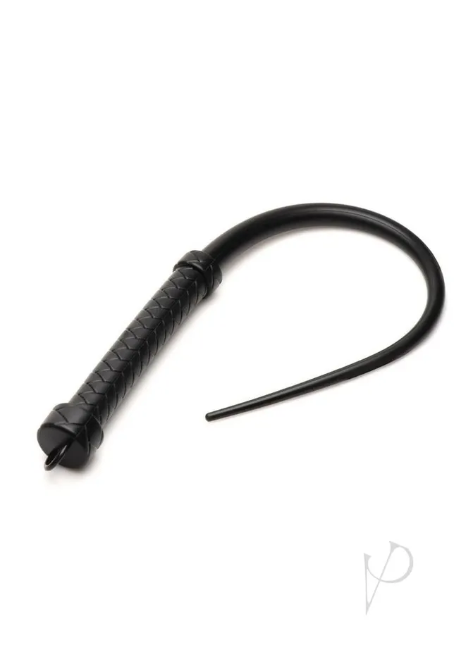 Anal Master Series Master Series Viper Tail Silicone Whip Black