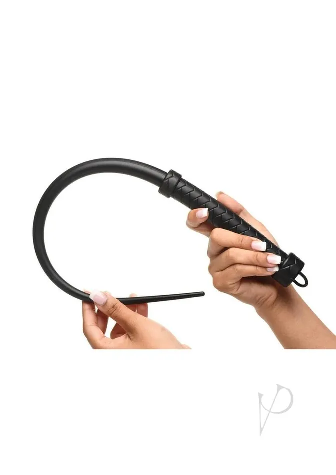 Anal Master Series Master Series Viper Tail Silicone Whip Black Anal Master Series Master Series Viper Tail Silicone Whip Black