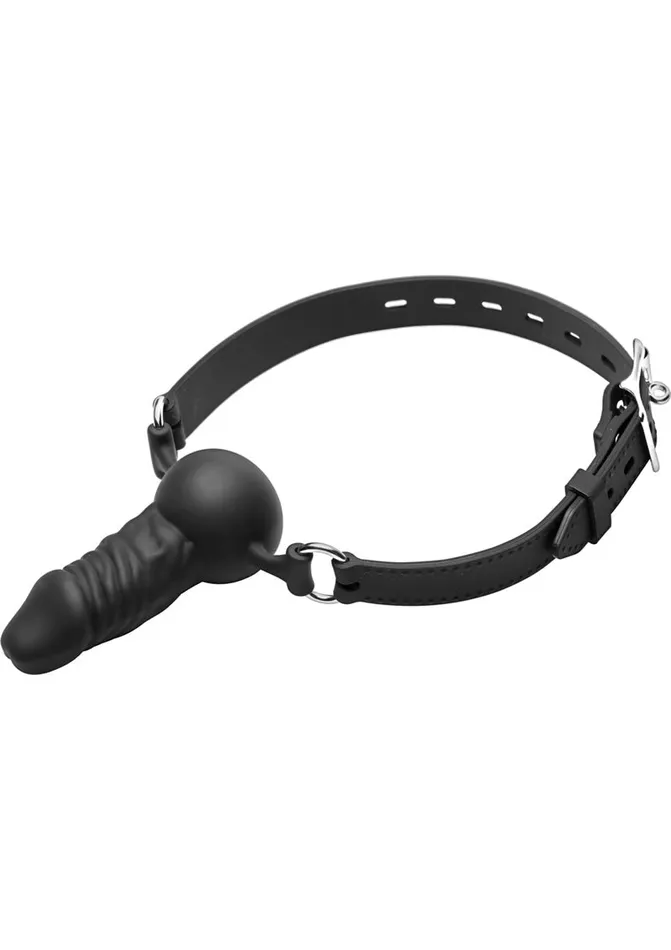 Anal Master Series Suppressor Silicone Face Banger Gag Black Master Series
