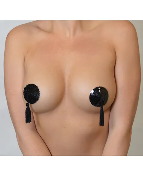 Anal Minor Creations Minor Creations Sequin Pasties wTassel Black Anal Minor Creations Minor Creations Sequin Pasties wTassel Black