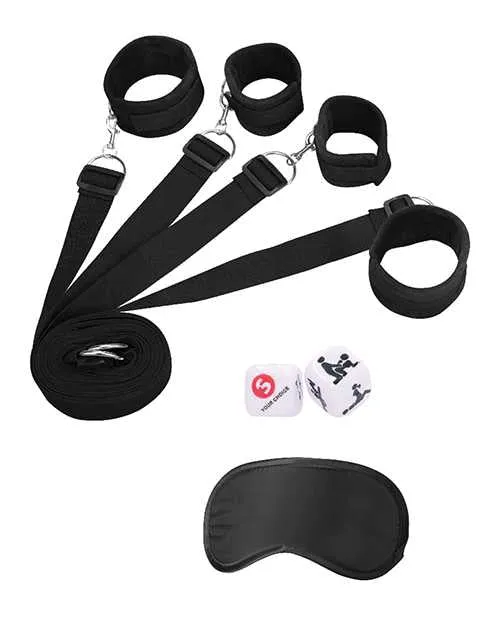 Anal Ouch Kits Ouch Under The Bed Binding Restraint Kit Black Anal Ouch Kits Ouch Under The Bed Binding Restraint Kit Black