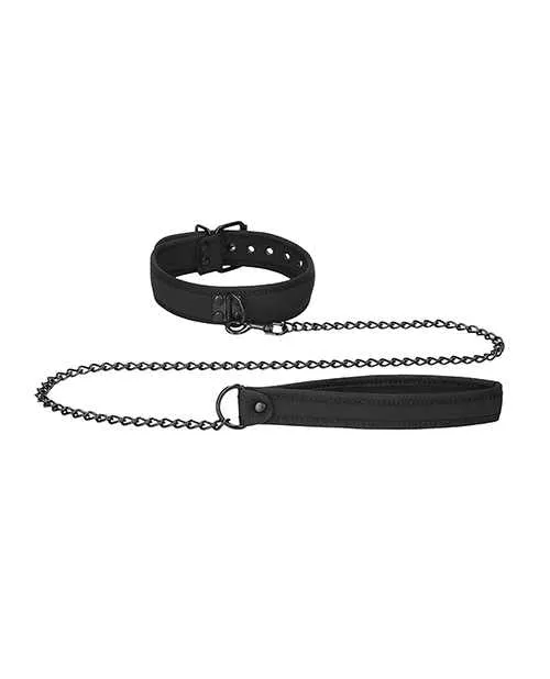 Anal Ouch Shots Ouch Puppy Play Puppy Collar wLeash Black Anal Ouch Shots Ouch Puppy Play Puppy Collar wLeash Black