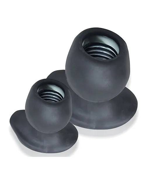Anal Oxballs Morphhole 1 Gaper Plug Small Black Ice