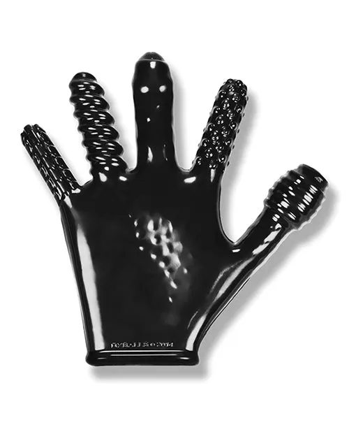 Anal Oxballs Oxballs Finger Fuck Textured Glove Black