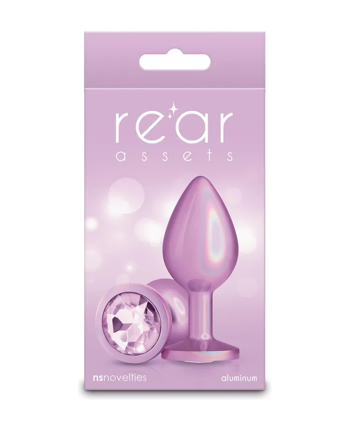 Anal Rear Assets Anal Plug Medium Iridescent Pink Rear Assets