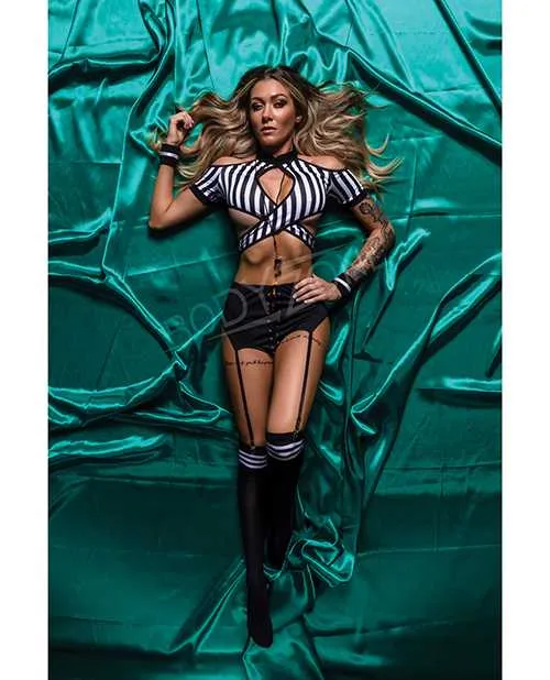Anal Role Play Role Play Risque Referee 6 pc Set BlackWhite ML Anal Role Play Role Play Risque Referee 6 pc Set BlackWhite ML